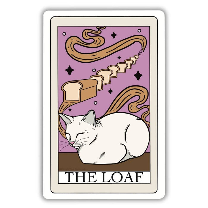 The Loaf Cat Tarot Card Vinyl Sticker