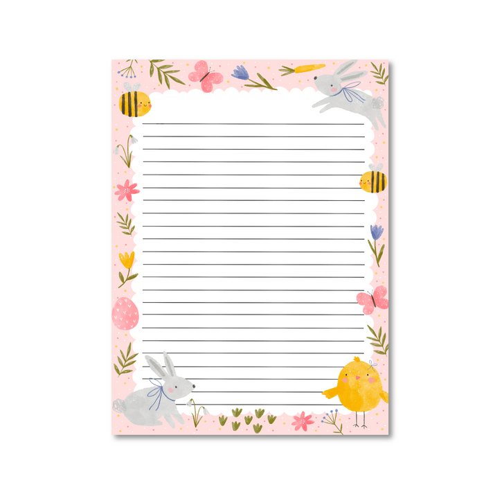 Hello Spring Double-Sided A5 Notepad