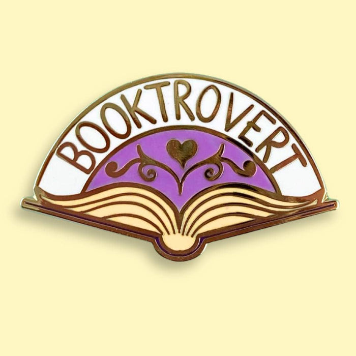 Booktrovert Enamel Lapel Pin