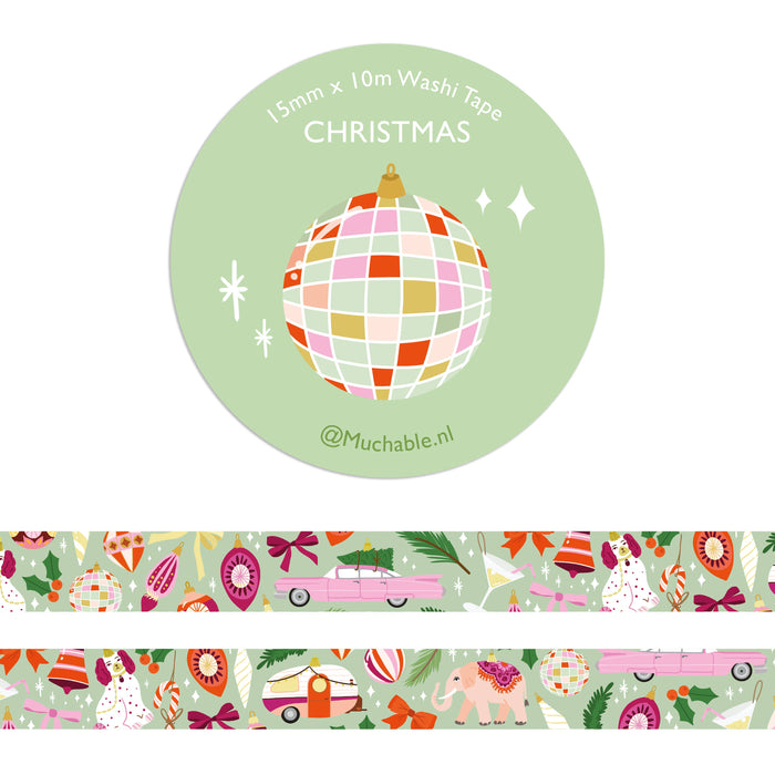 Christmas Ornaments Washi Tape