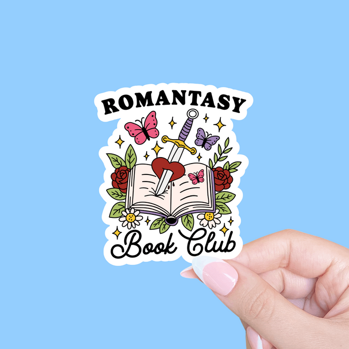 Romantasy Book Club Vinyl Sticker