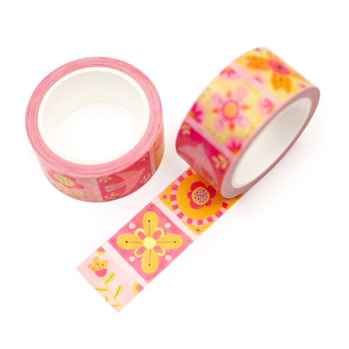 Folk Patchwork Washi Tape