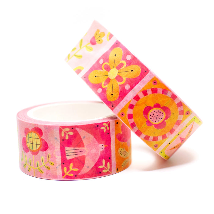 Folk Patchwork Washi Tape