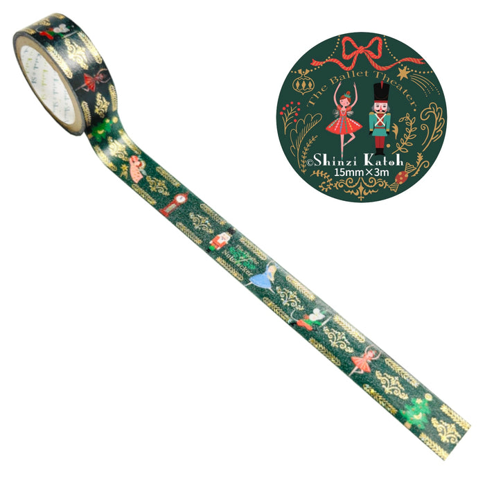 Ballet Series Foil Washi Tape - The Nutcracker