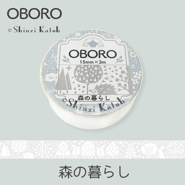 Shinzi Katoh 'Oboro' Series Washi Tape - Forest