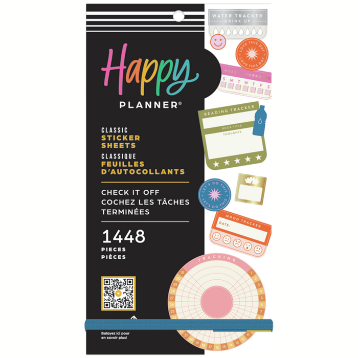 The Happy Planner CLASSIC Value Pack Stickers - Check It Off - 30 Sheets