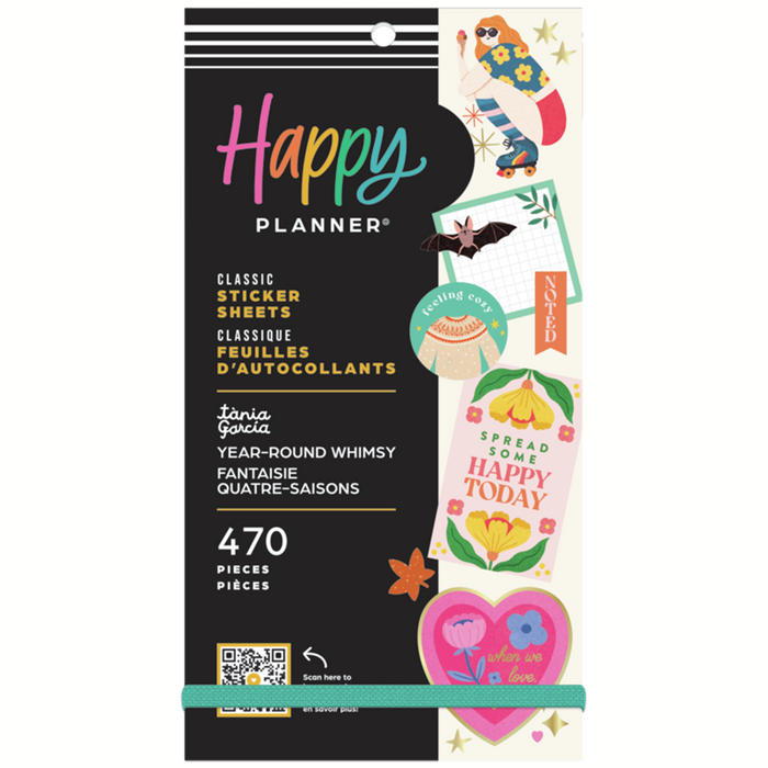 The Happy Planner CLASSIC Value Pack Stickers - Year Round Whimsy - 30 Sheets