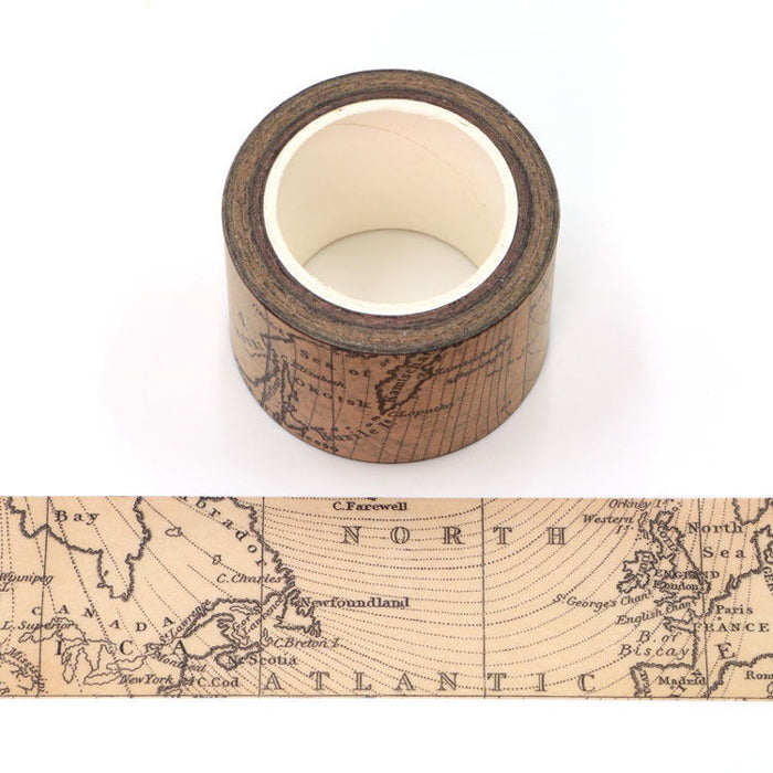 Washi Tape Clipart - Old Maps Graphic by northseastudio · Creative Fabrica
